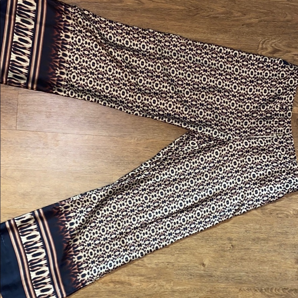 Cache wide leg flowing pants size 14 light weight